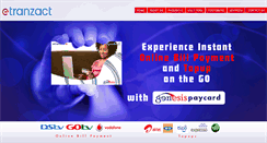 Desktop Screenshot of etranzactgh.com